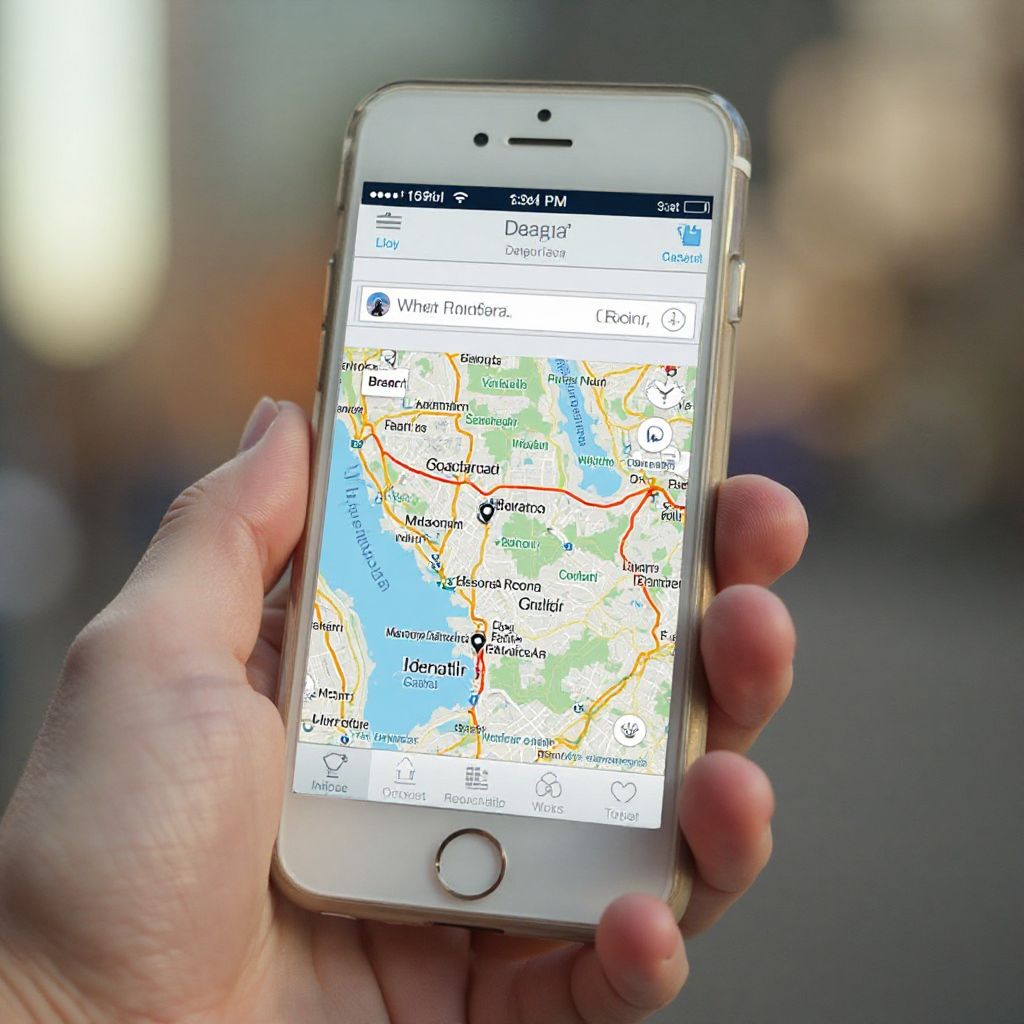 Travel Planning App Interface