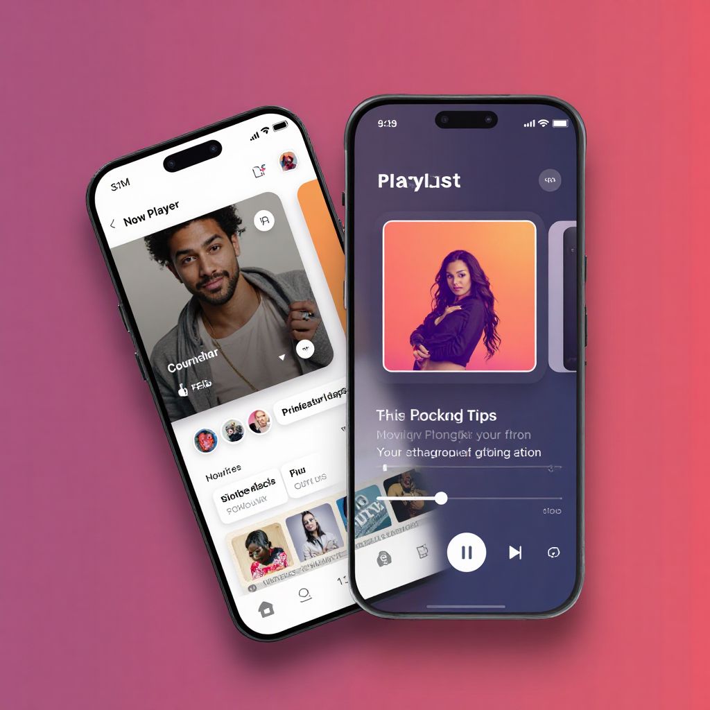 Music Streaming App Interface