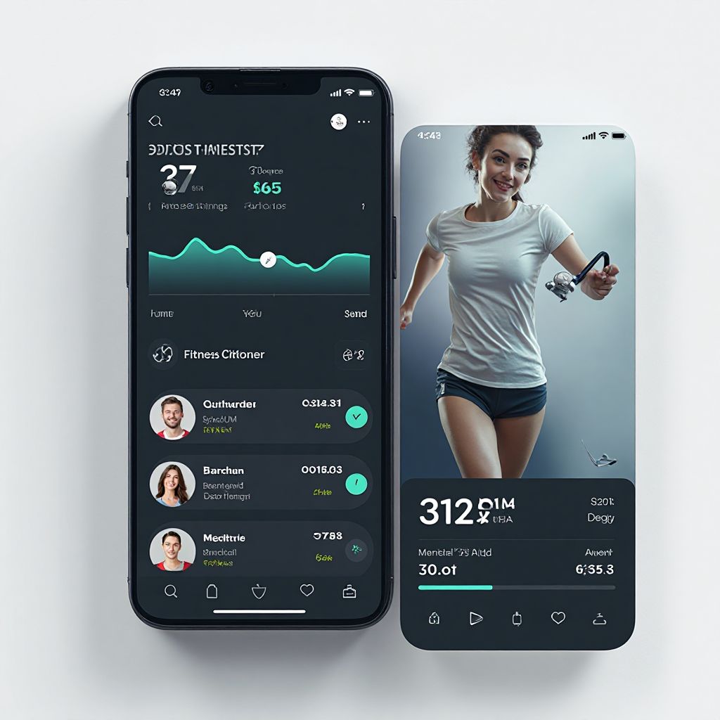 Health Monitoring App Interface